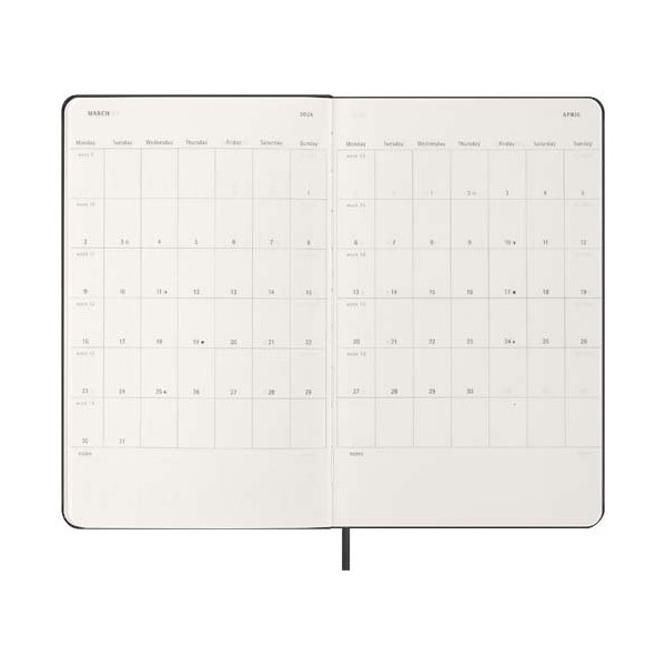 Agenda verticale 12 mesi formato L con...