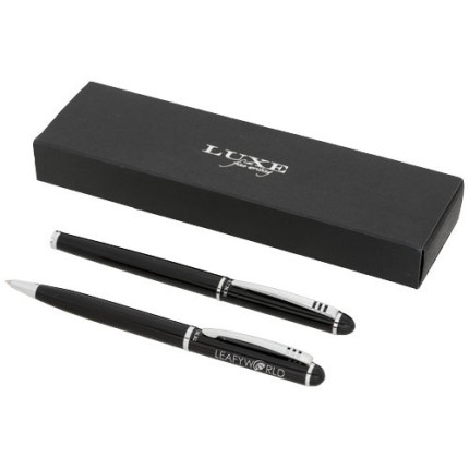 Set regalo con coppia di penne Andante-inchiostro nero