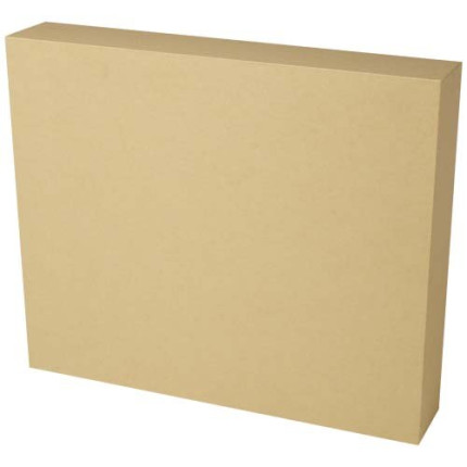 Set regalo con blocco note formato A5 con copertina rigida e penna a sfera Carmen-inchiostro nero