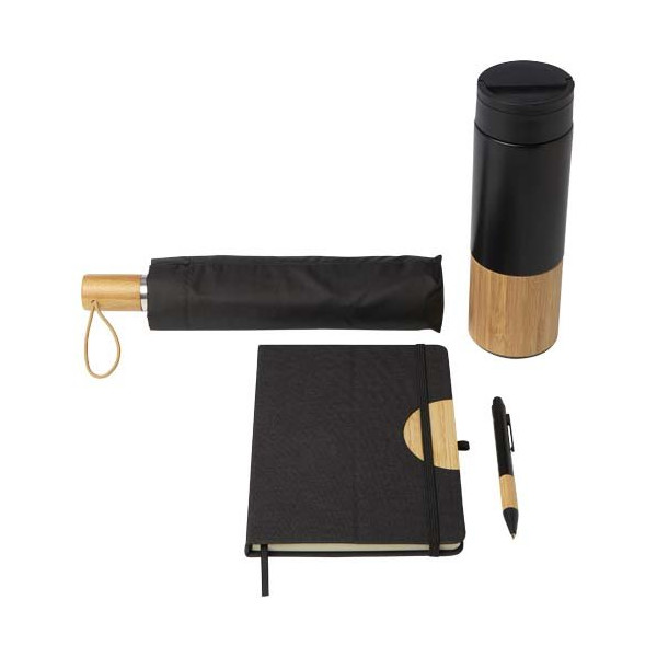 Set regalo con blocco note formato A5 con...