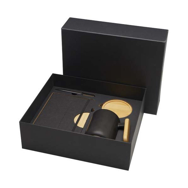Set regalo con blocco note formato A5 con...