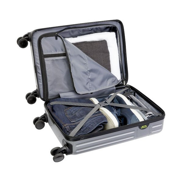 Trolley bagaglio a mano in materiale riciclato...