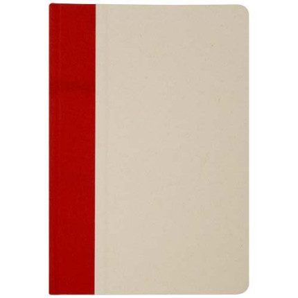 Blocco note formato A5 con copertina rigida in carta derivante dalla canna da zucchero Liliana