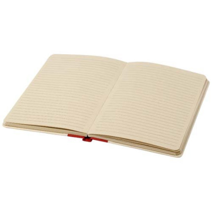Blocco note formato A5 con copertina rigida in carta derivante dalla canna da zucchero Liliana