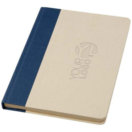Blocco note formato A5 con copertina rigida in carta derivante dalla canna da zucchero Liliana