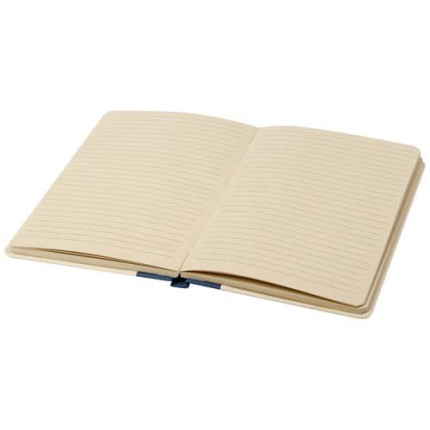 Blocco note formato A5 con copertina rigida in carta derivante dalla canna da zucchero Liliana