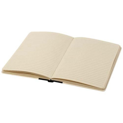 Blocco note formato A5 con copertina rigida in carta derivante dalla canna da zucchero Liliana