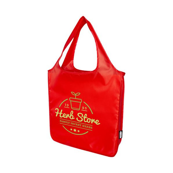 Tote bag pieghevole grande Ash in PET riciclato...
