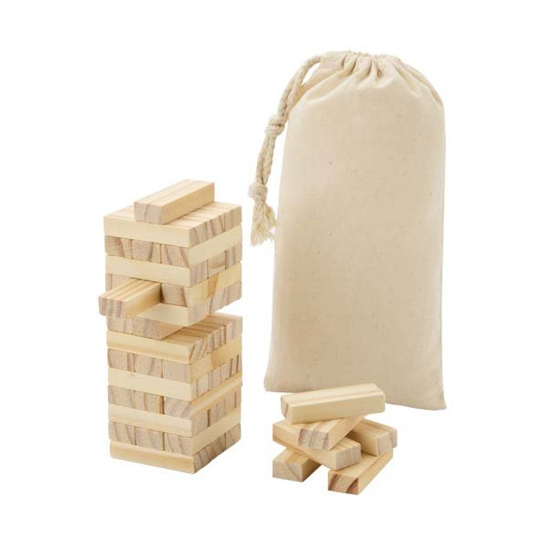 Gioco con torre impilabile in legno Jumble