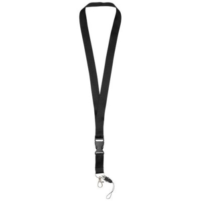 Lanyard porta cellulare Sagan con fibbia rimovibile