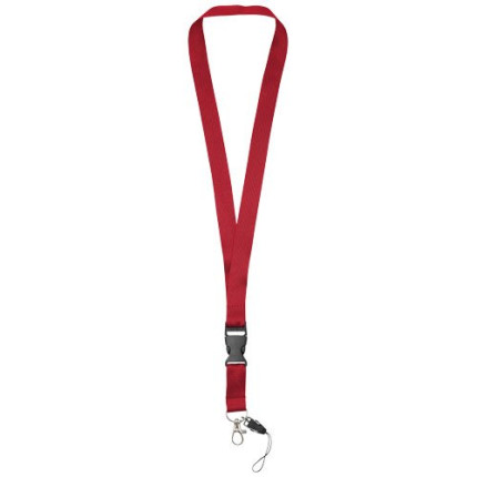 Lanyard porta cellulare Sagan con fibbia rimovibile