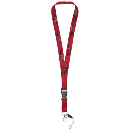 Lanyard porta cellulare Sagan con fibbia rimovibile