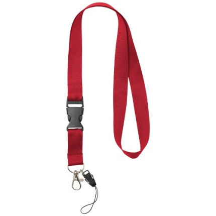 Lanyard porta cellulare Sagan con fibbia rimovibile