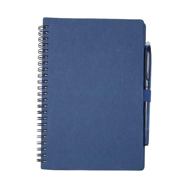 Set di blocco note con copertina rigida e penna...