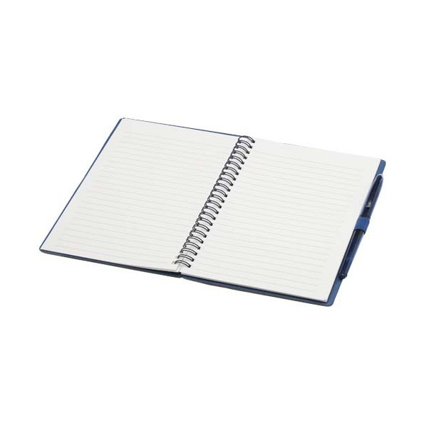 Set di blocco note con copertina rigida e penna...