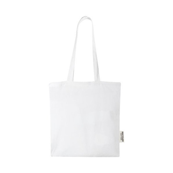Tote bag in cotone riciclato GRS da 140 g/m2...