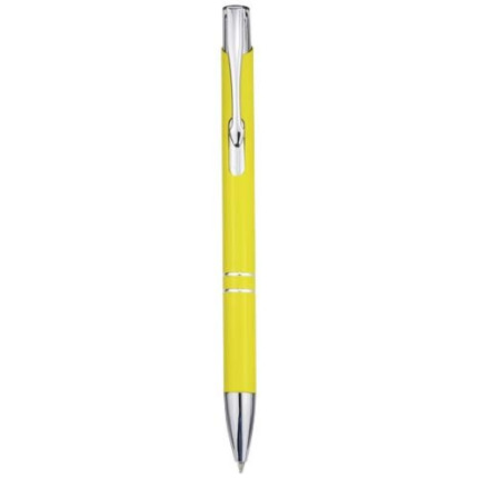 Penna a sfera in alluminio riciclato Moneta-inchiostro blu