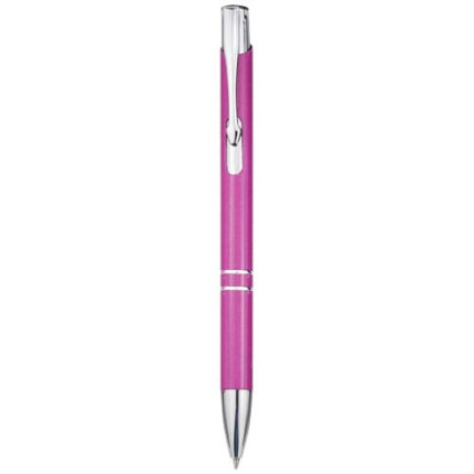 Penna a sfera in alluminio riciclato Moneta-inchiostro blu