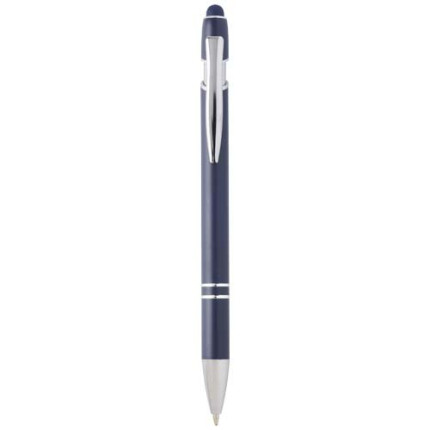 Penna a sfera con finitura argento Kish-inchiostro blu