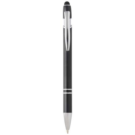 Penna a sfera con finitura argento Kish-inchiostro blu