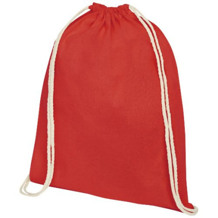 Zaino con cordoncino Oregon in cotone da 140 g/m² - 5L