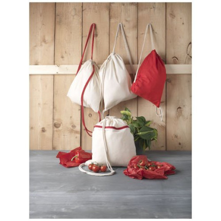 Zaino con cordoncino Oregon in cotone da 140 g/m² - 5L