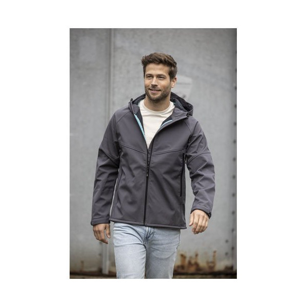 Giacca Coltan da uomo in softshell riciclato