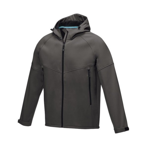 Giacca Coltan da uomo in softshell riciclato