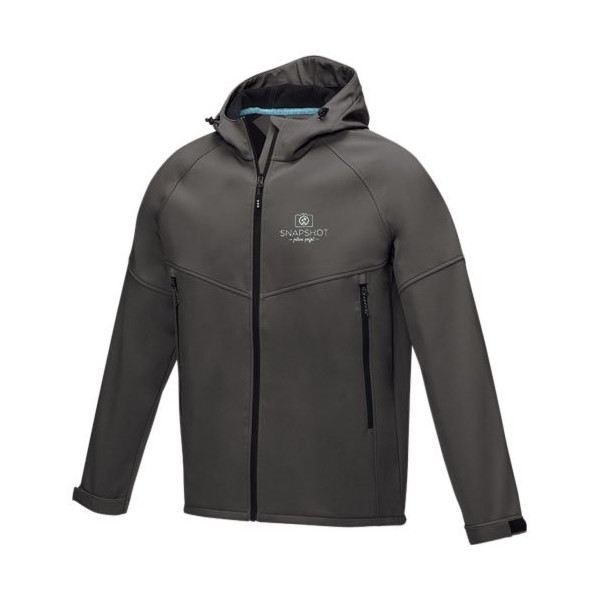 Giacca Coltan da uomo in softshell riciclato