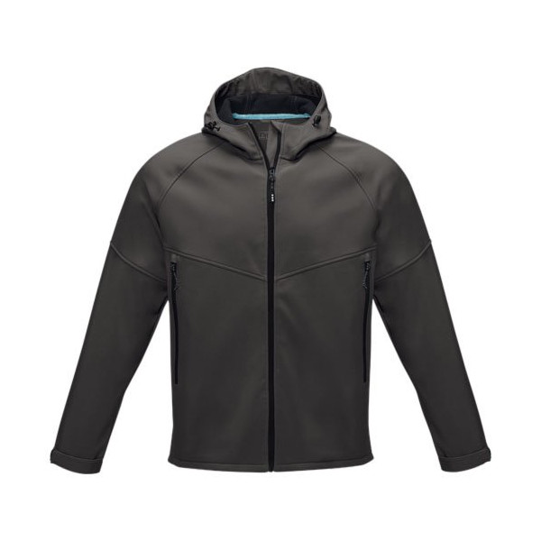Giacca Coltan da uomo in softshell riciclato