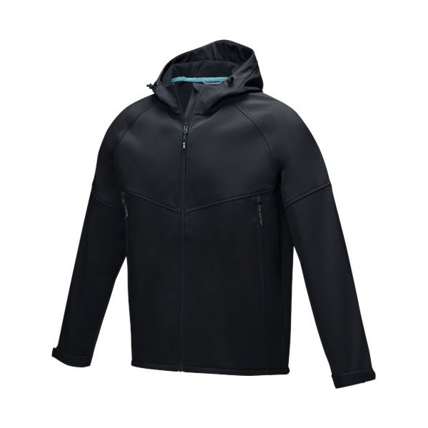 Giacca Coltan da uomo in softshell riciclato