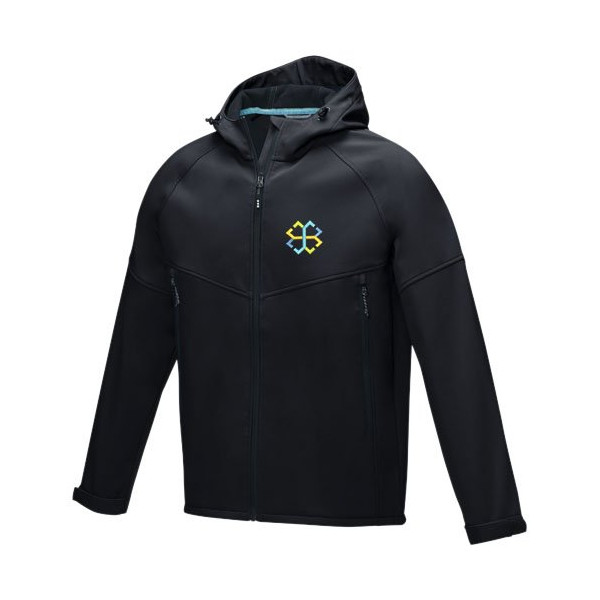 Giacca Coltan da uomo in softshell riciclato