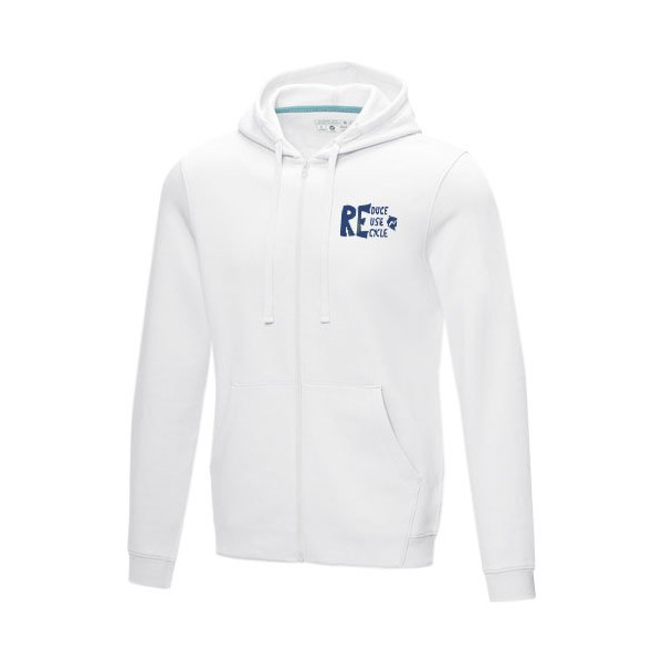 Felpa Ruby da uomo con cappuccio e full zip in...