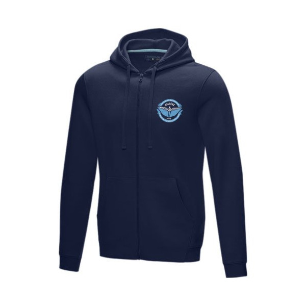 Felpa Ruby da uomo con cappuccio e full zip in...