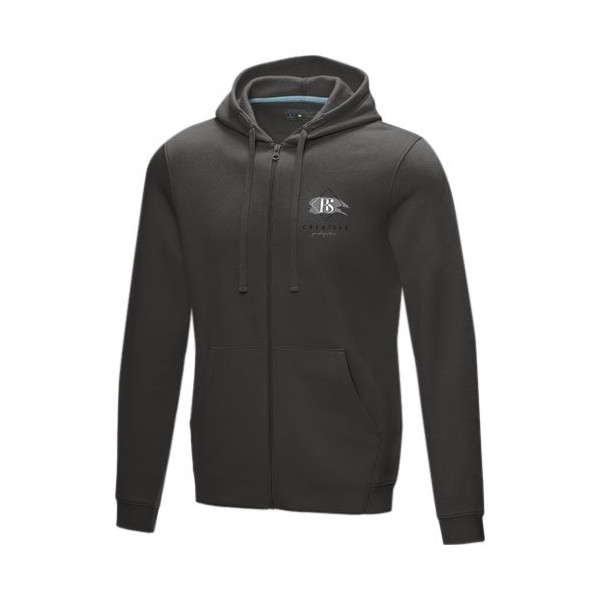 Felpa Ruby da uomo con cappuccio e full zip in...