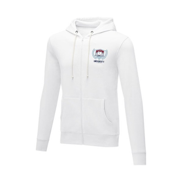 Felpa Theron con cappuccio full zip da uomo