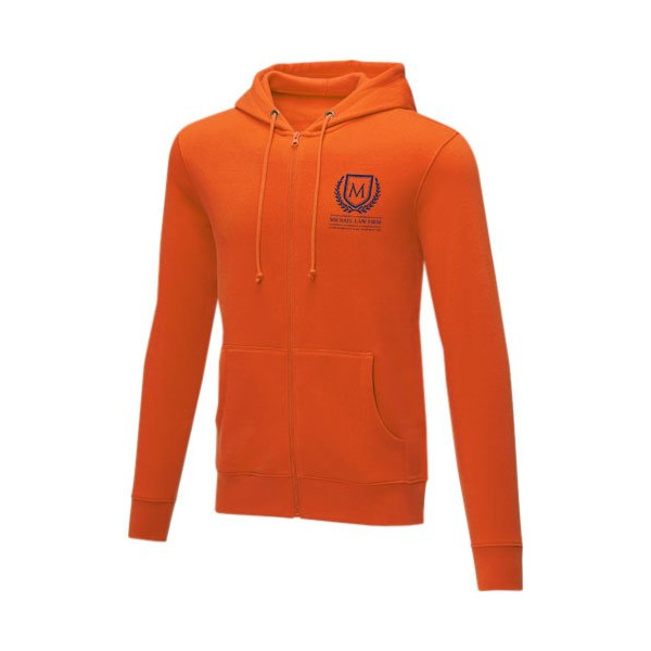 Felpa Theron con cappuccio full zip da uomo