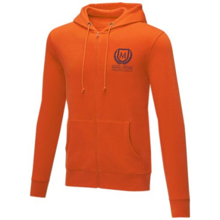 Felpa Theron con cappuccio full zip da uomo
