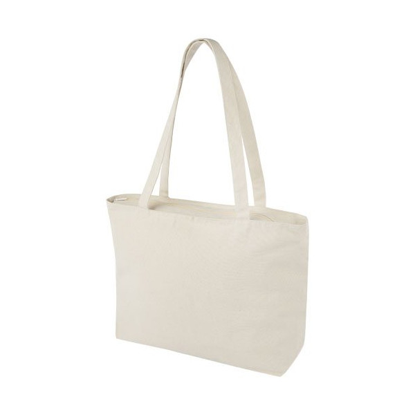 Shopper in cotone 320 g/m² con zip Ningbo - 15L