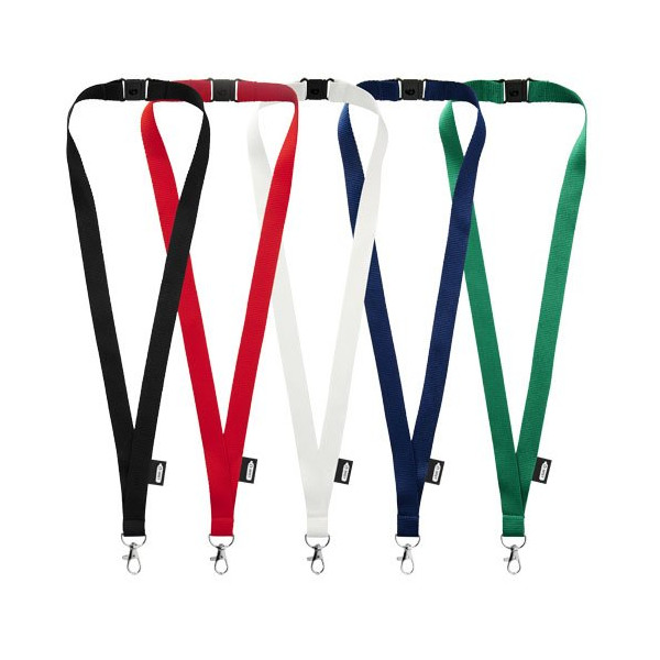 Lanyard Tom in PET riciclato con sgancio di...