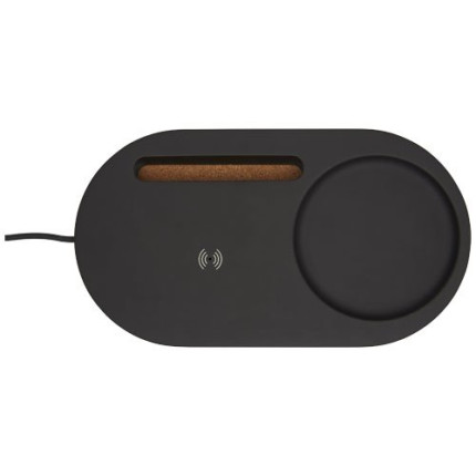 Organizer da scrivania Klip con stazione di ricarica da 5 W