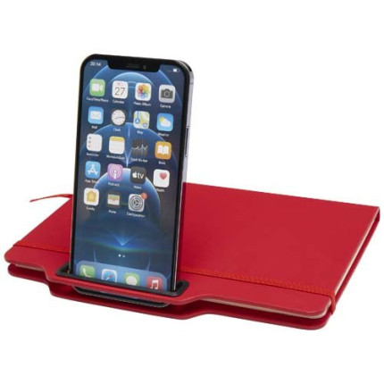 Blocco note formato A5 con copertina rigida e combinazione di penna e matita Nexus