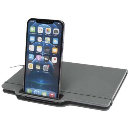 Blocco note formato A5 con copertina rigida e combinazione di penna e matita Nexus