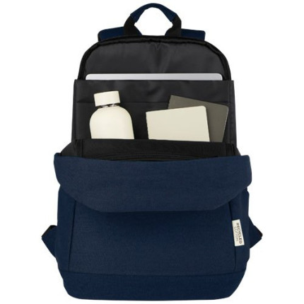 Zaino antifurto per portatile da 15,6" in canvas riciclato certificato GRS Joey - 18L
