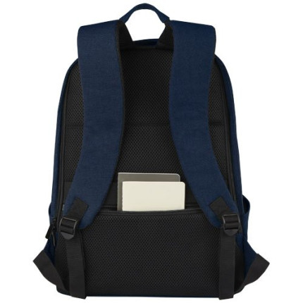 Zaino antifurto per portatile da 15,6" in canvas riciclato certificato GRS Joey - 18L