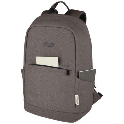 Zaino antifurto per portatile da 15,6" in canvas riciclato certificato GRS Joey - 18L
