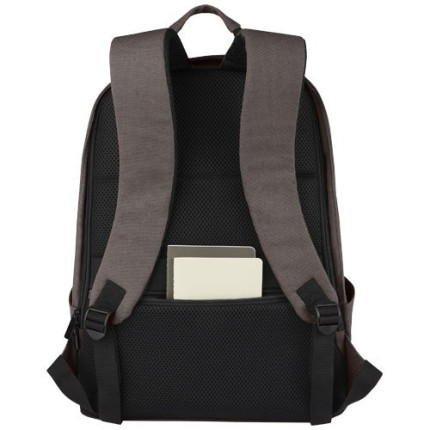 Zaino antifurto per portatile da 15,6" in canvas riciclato certificato GRS Joey - 18L