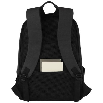 Zaino antifurto per portatile da 15,6" in canvas riciclato certificato GRS Joey - 18L