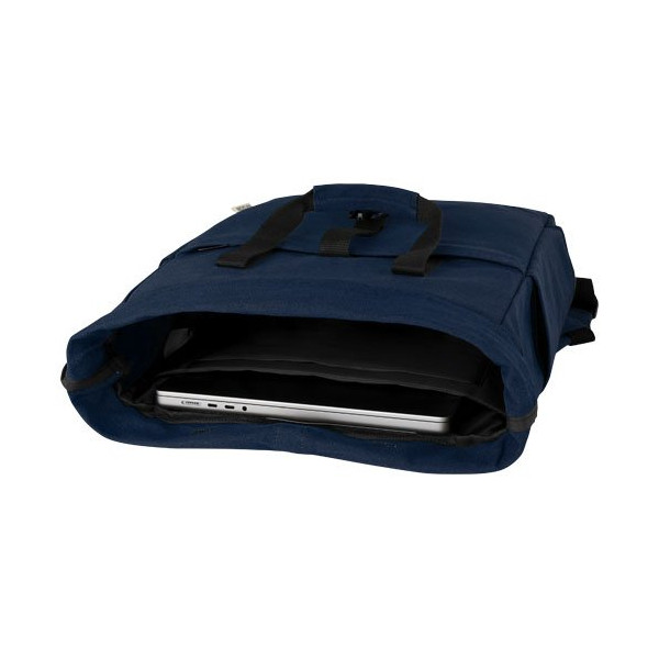 Zaino rolltop per portatile da 15" in canvas...