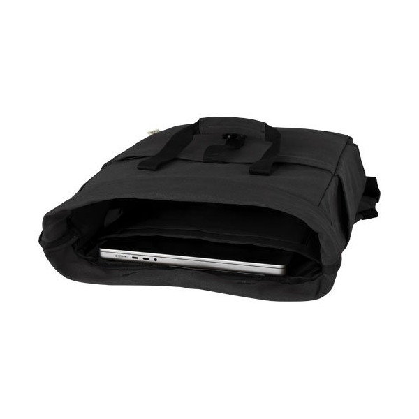 Zaino rolltop per portatile da 15" in canvas...